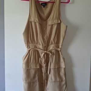 Bebe military style dress